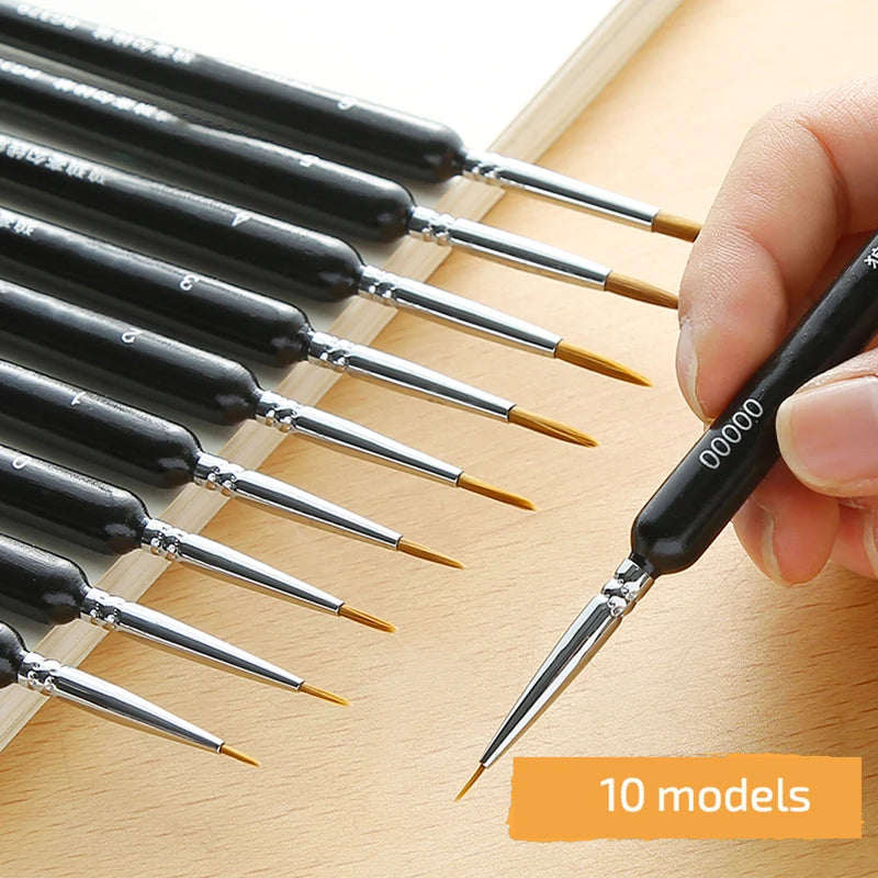 Miniature Hook Line Paint Brushes