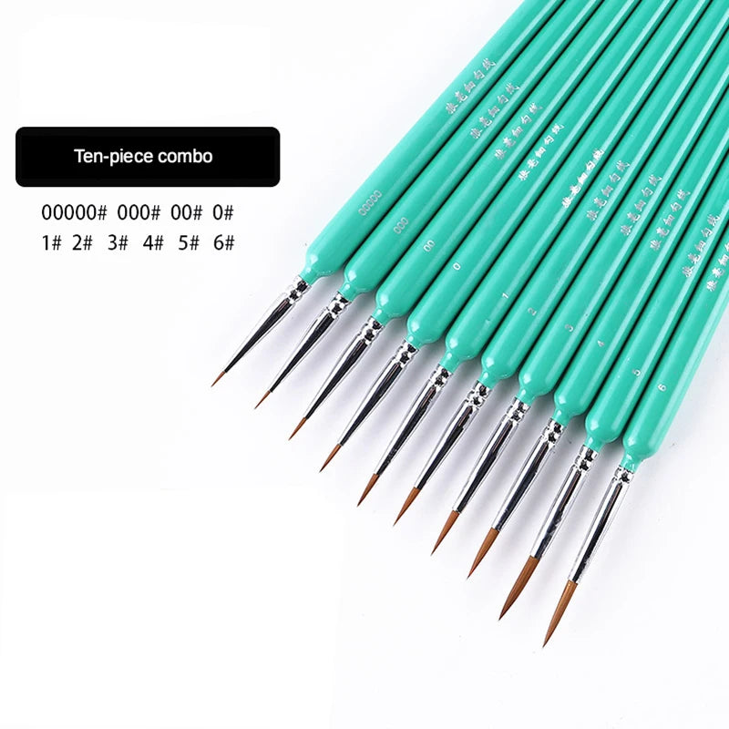 Miniature Hook Line Paint Brushes