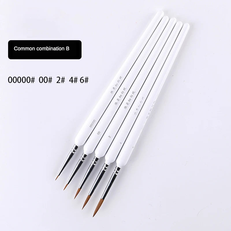 Miniature Hook Line Paint Brushes