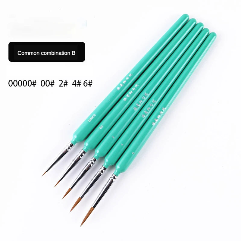 Miniature Hook Line Paint Brushes