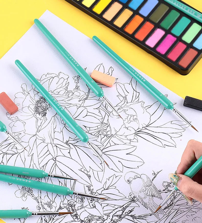 Miniature Hook Line Paint Brushes