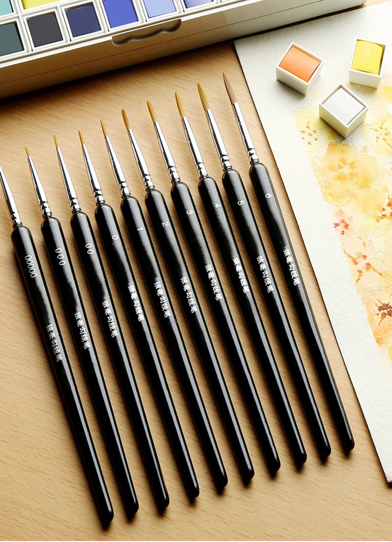 Miniature Hook Line Paint Brushes