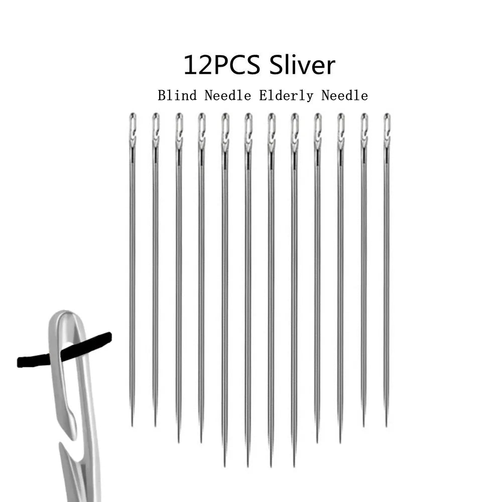 Stainless Steel Side-Hole Hand Sewing Needles for DIY & Apparel