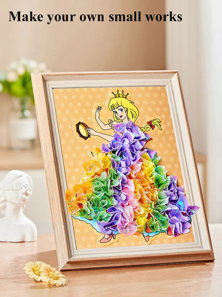 DIY Painting Sticker Craft Kit for Kids – Princess Theme