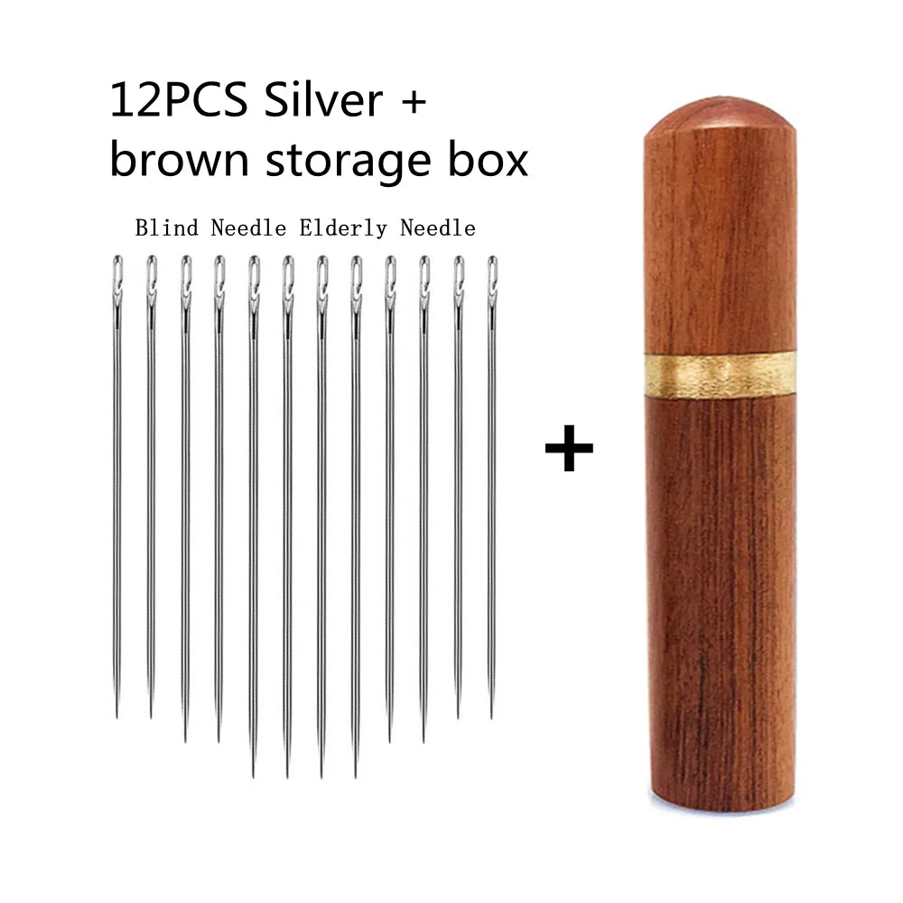 Stainless Steel Side-Hole Hand Sewing Needles for DIY & Apparel