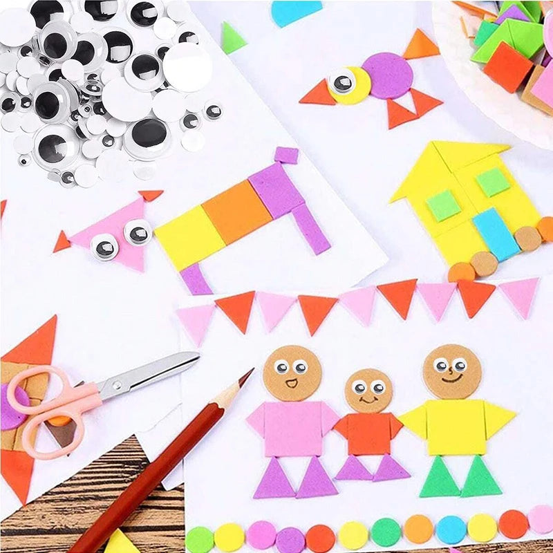 Children’s Geometry Sponge Patch Craft Toy Set