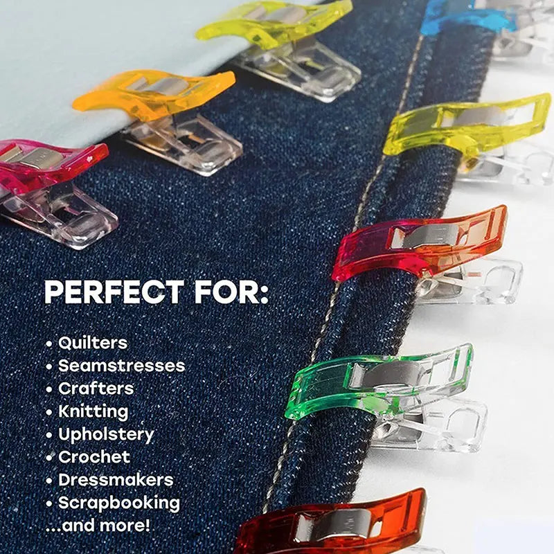 10-50pcs Multipurpose Sewing & Craft Clips for DIY Projects