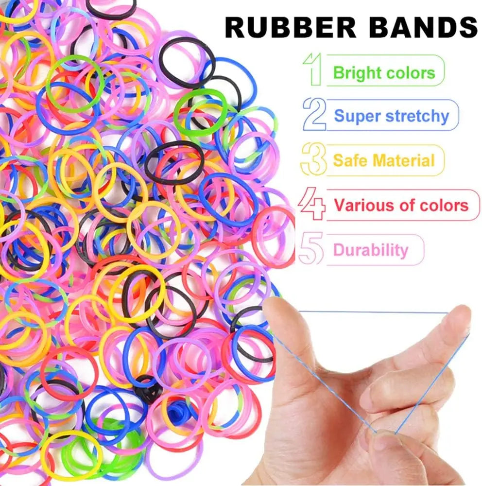 600pcs+ Loom Rubber Band Refill Kit – 31 Colors