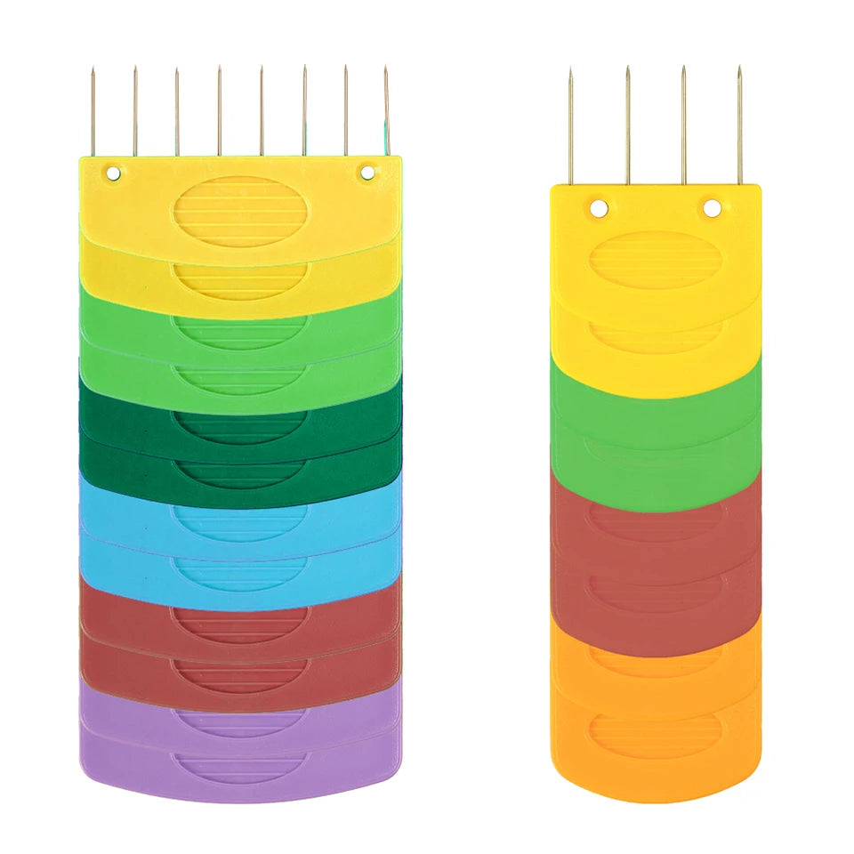 20pcs Stainless Steel Knitting Blockers Set with Combs & Mats