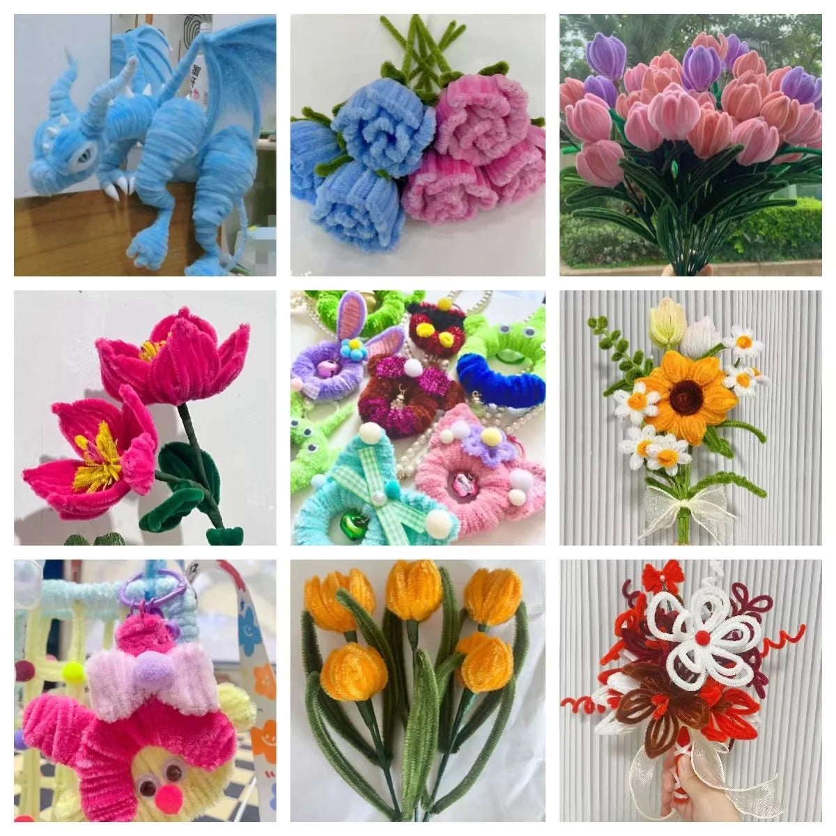 Chenille Stems / Pipe Cleaners – Kids DIY Craft Strips