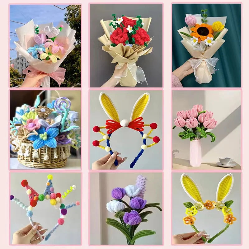 Chenille Stems / Pipe Cleaners – Kids DIY Craft Strips