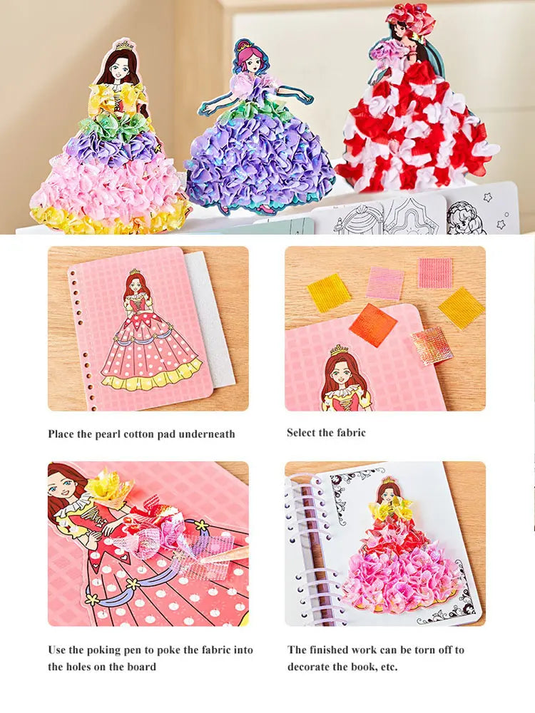 DIY Painting Sticker Craft Kit for Kids – Princess Theme