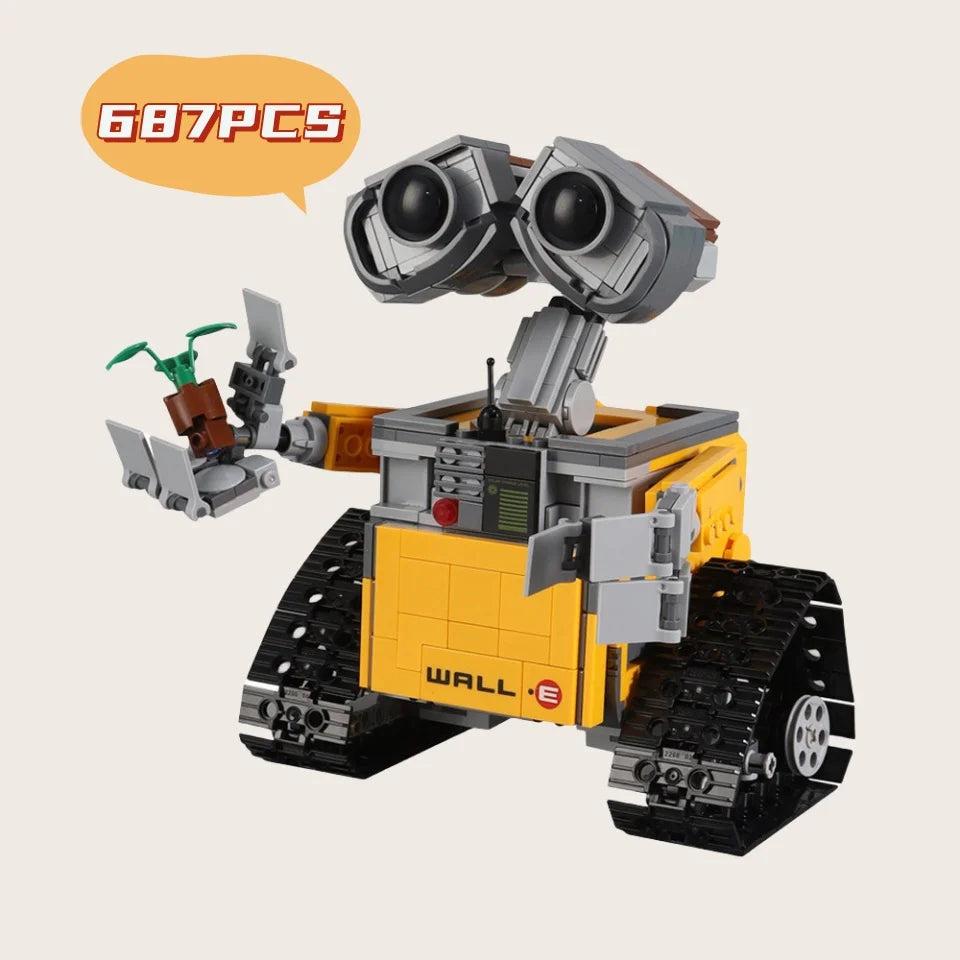 687pcs Robot Building Bricks DIY Model