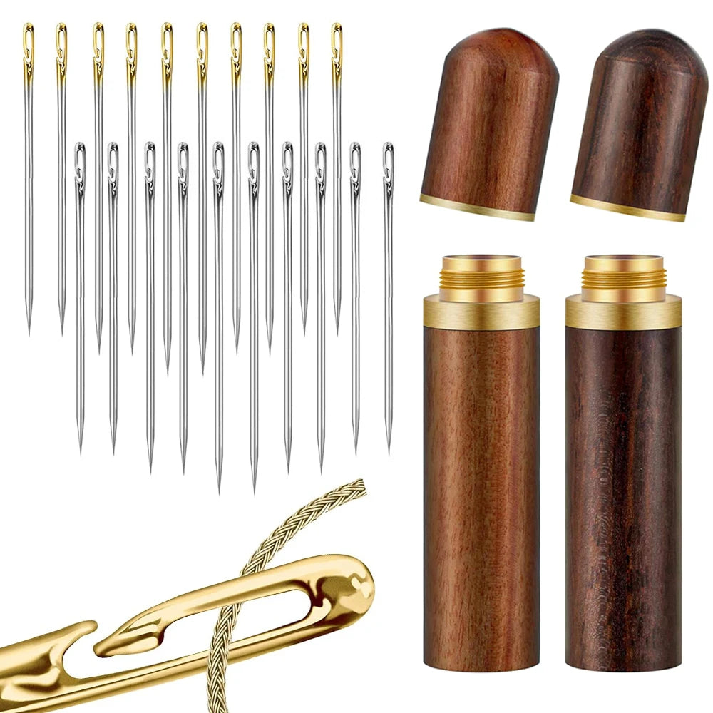 Stainless Steel Side-Hole Hand Sewing Needles for DIY & Apparel