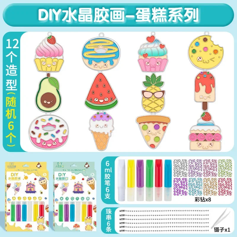 Children’s DIY Crystal Glue Painting & Art Kit