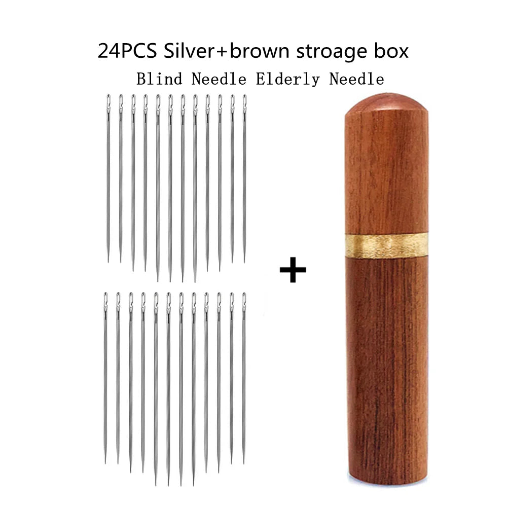 Stainless Steel Side-Hole Hand Sewing Needles for DIY & Apparel