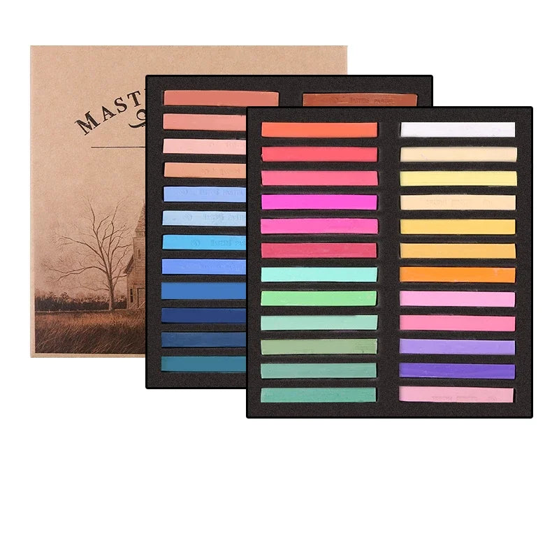 Soft Pastel Crayon Set – 12/24/36/48 Colors