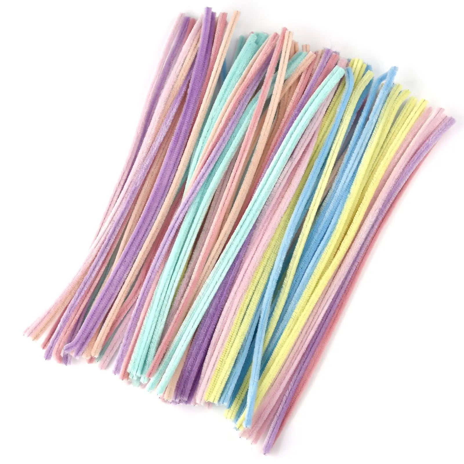 100pcs Plush Chenille Stems / Pipe Cleaners for DIY Crafts
