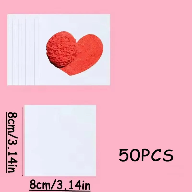 10/100pcs 3D Magic Drawing Canvas Paper for Kids