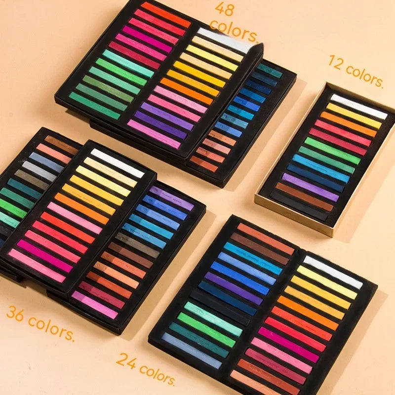 Soft Pastel Crayon Set – 12/24/36/48 Colors