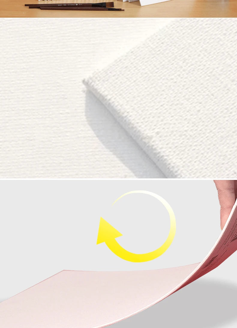 10pcs Primed White Canvas Boards for Painting – HB-17