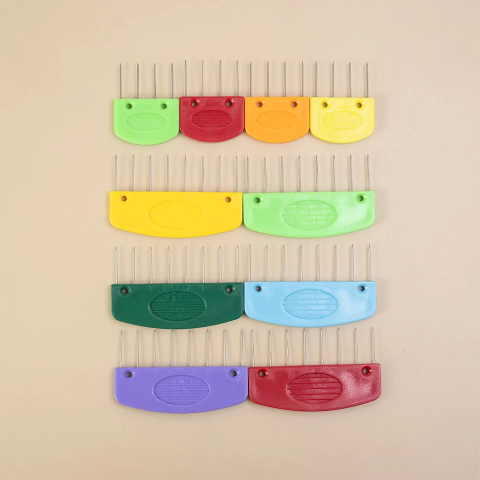 20pcs Stainless Steel Knitting Blockers Set with Combs & Mats