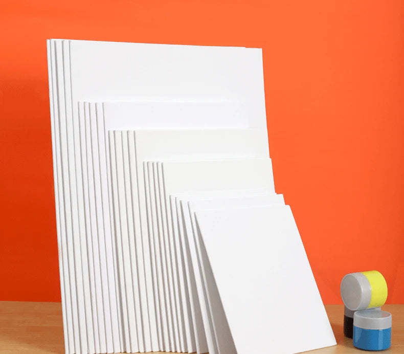 10pcs Primed White Canvas Boards for Painting – HB-17