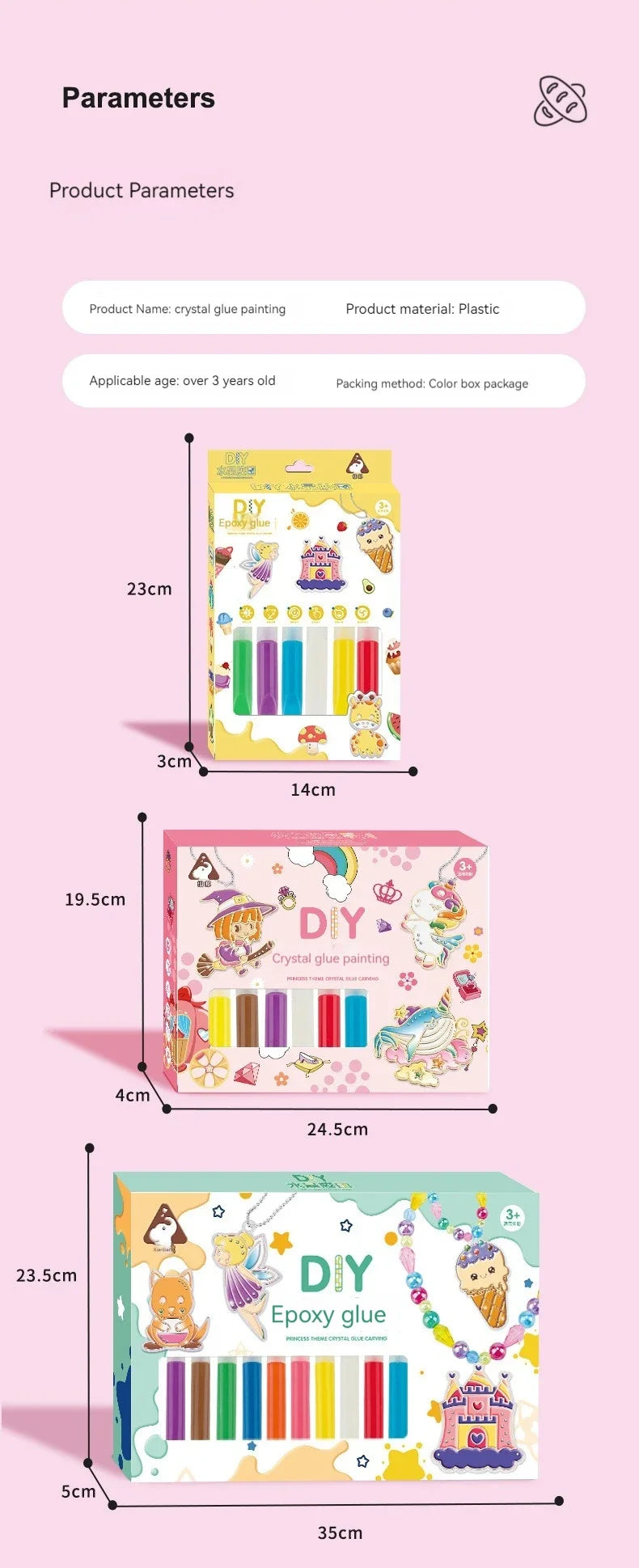 Children’s DIY Crystal Glue Painting & Art Kit