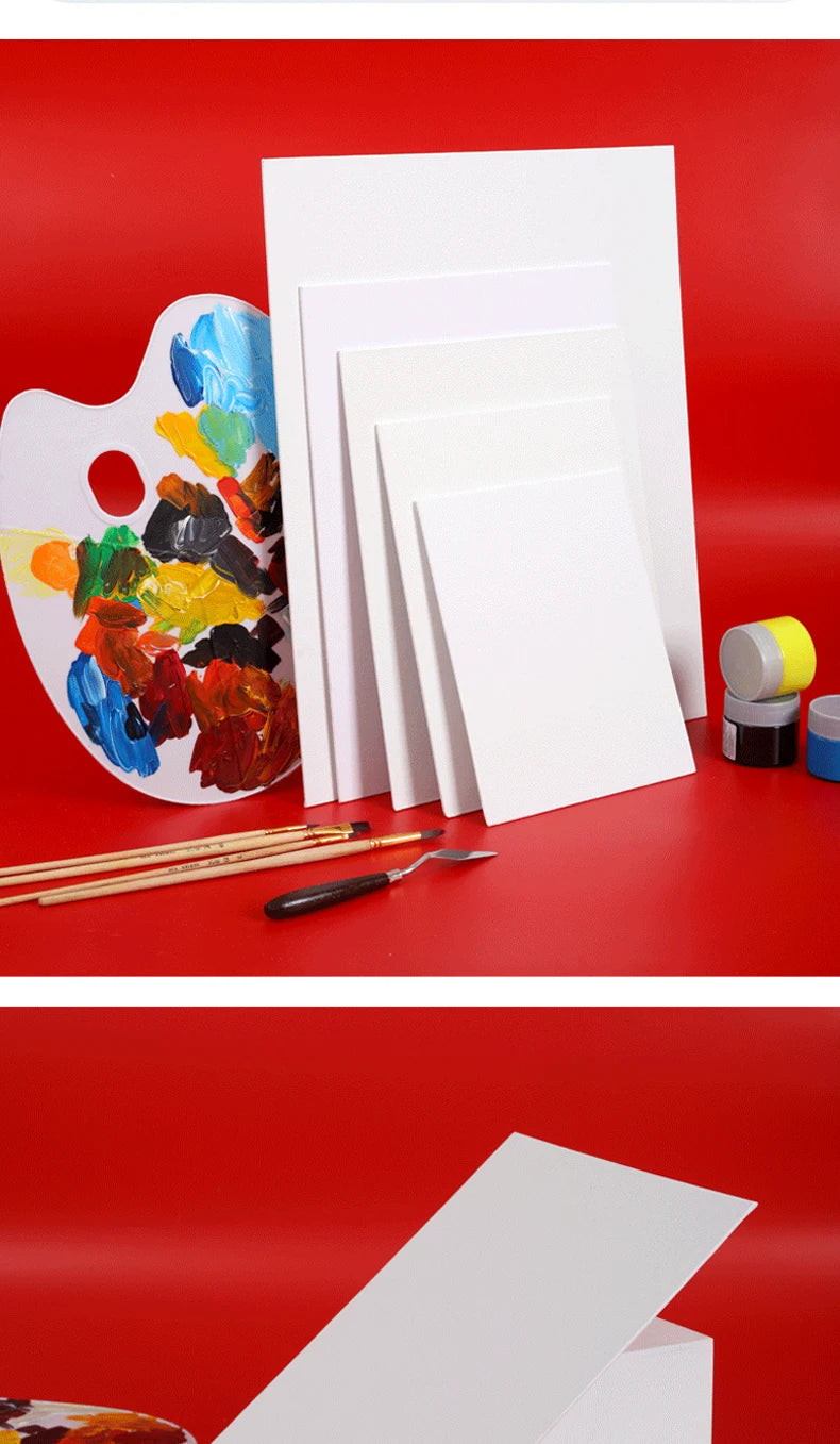10pcs Primed White Canvas Boards for Painting – HB-17