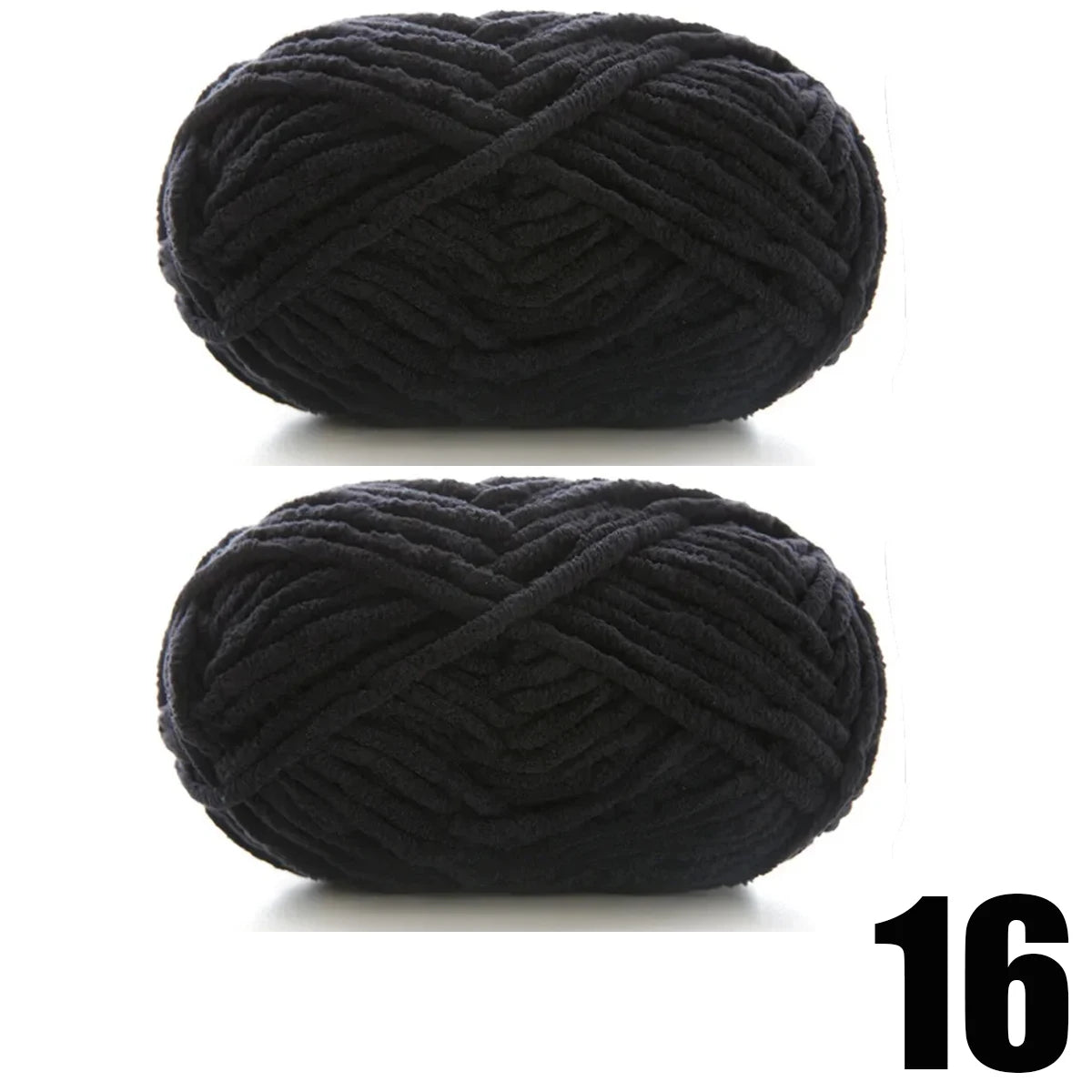 2pcs x 50g Thick Velvet Chenille Yarn for Knitting DIY