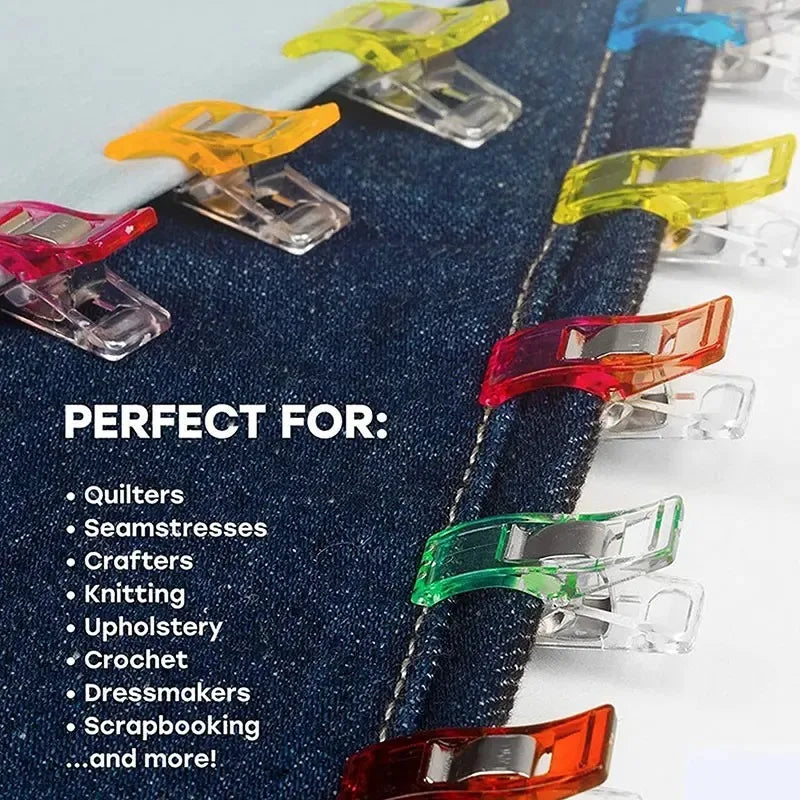 10-50pcs Multipurpose Sewing & Craft Clips for DIY Projects