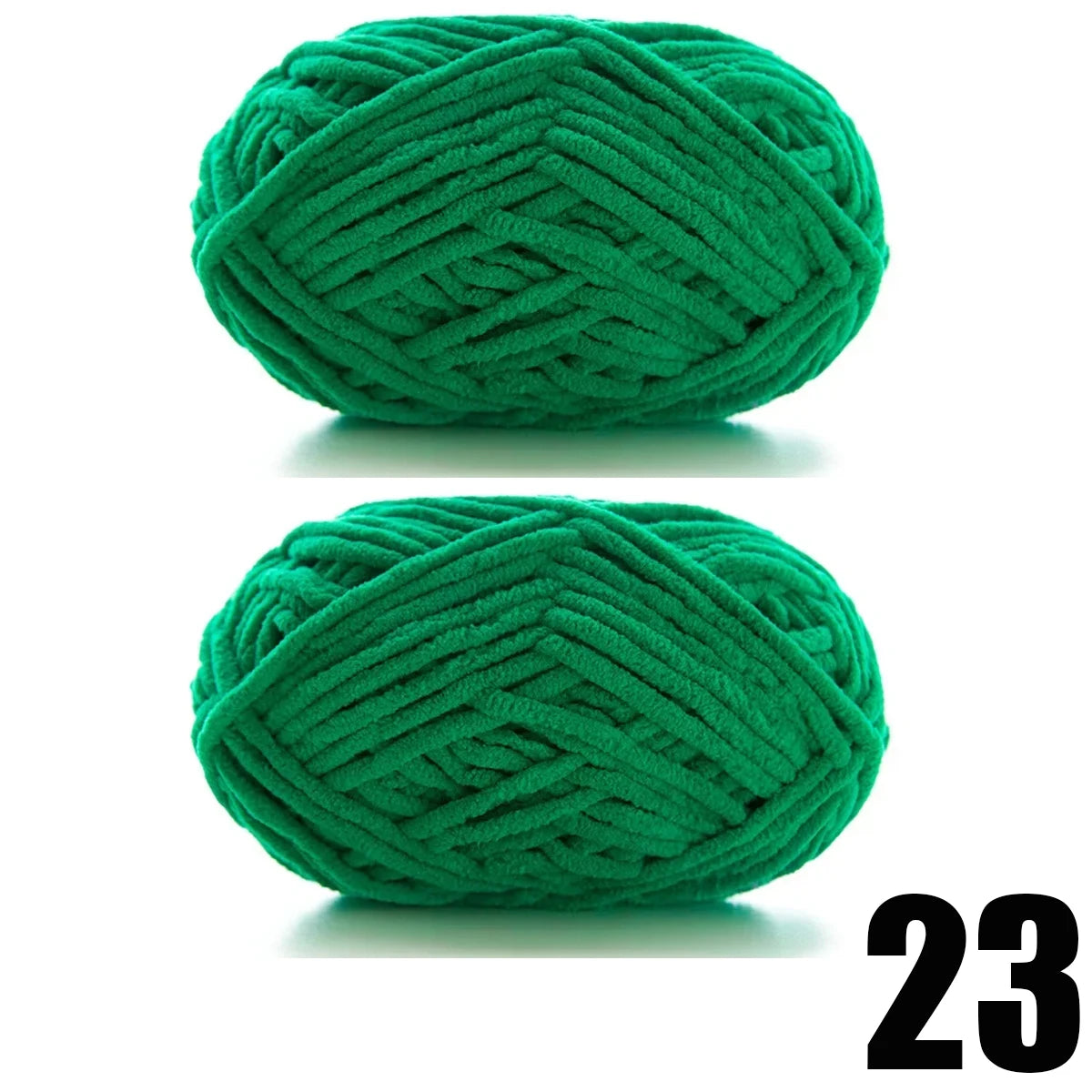 2pcs x 50g Thick Velvet Chenille Yarn for Knitting DIY