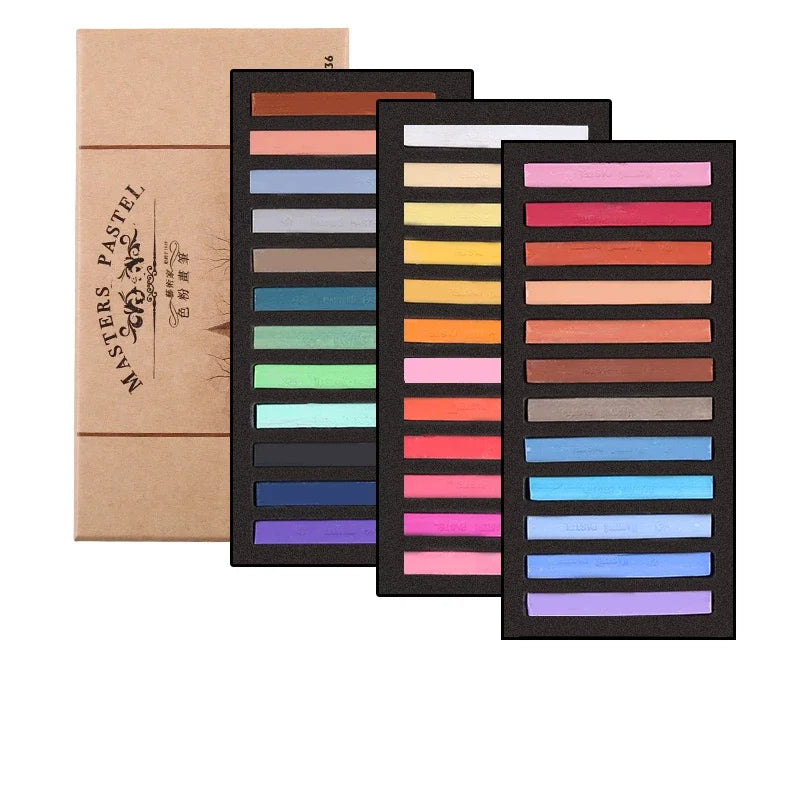 Soft Pastel Crayon Set – 12/24/36/48 Colors