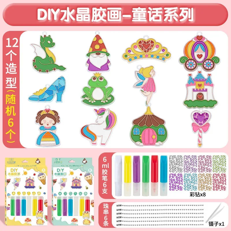 Children’s DIY Crystal Glue Painting & Art Kit