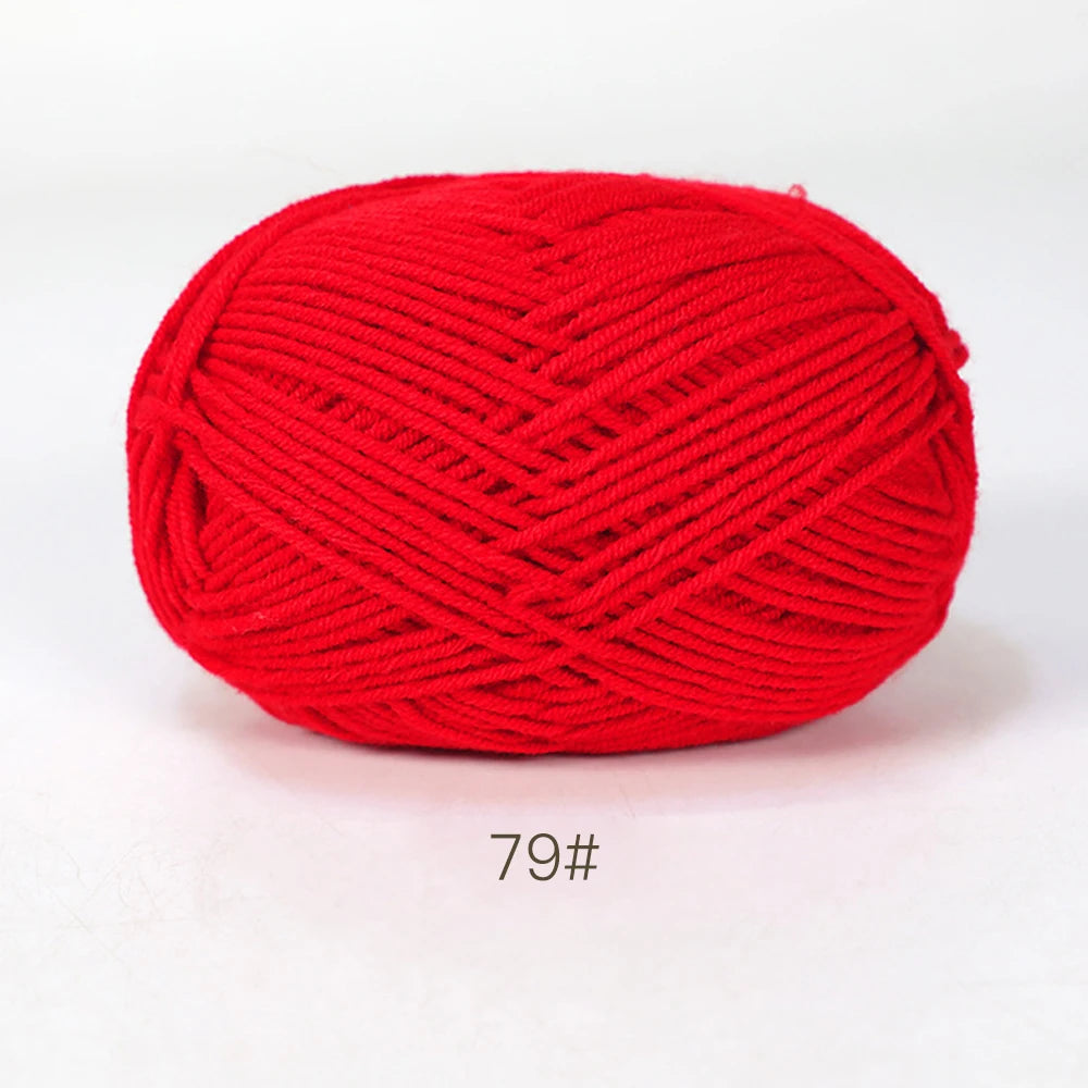 50g Soft Milk Cotton Yarn for Knitting & Crochet DIY