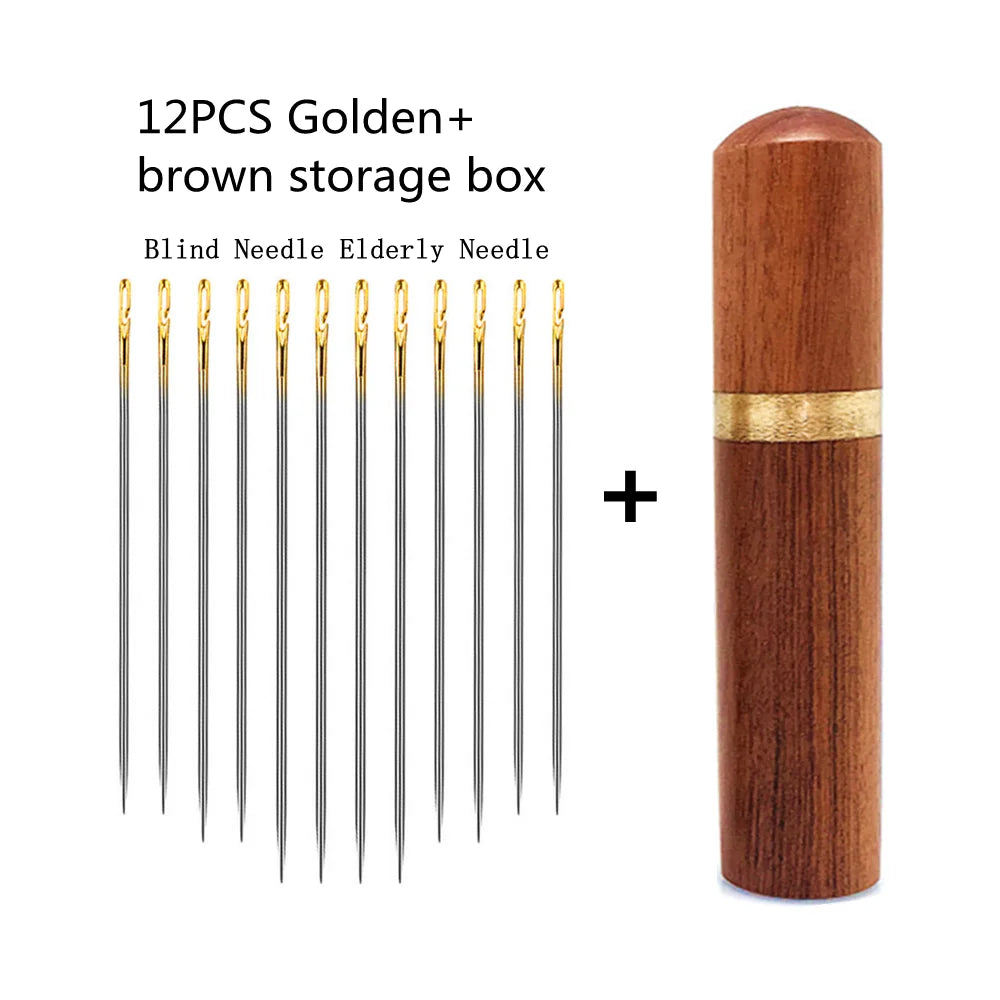 Stainless Steel Side-Hole Hand Sewing Needles for DIY & Apparel