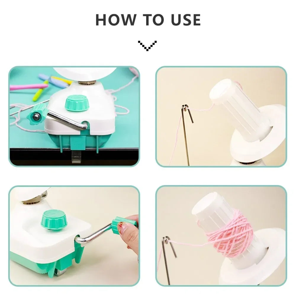 Manual Wool Yarn Ball Winder for Knitting & Crocheting