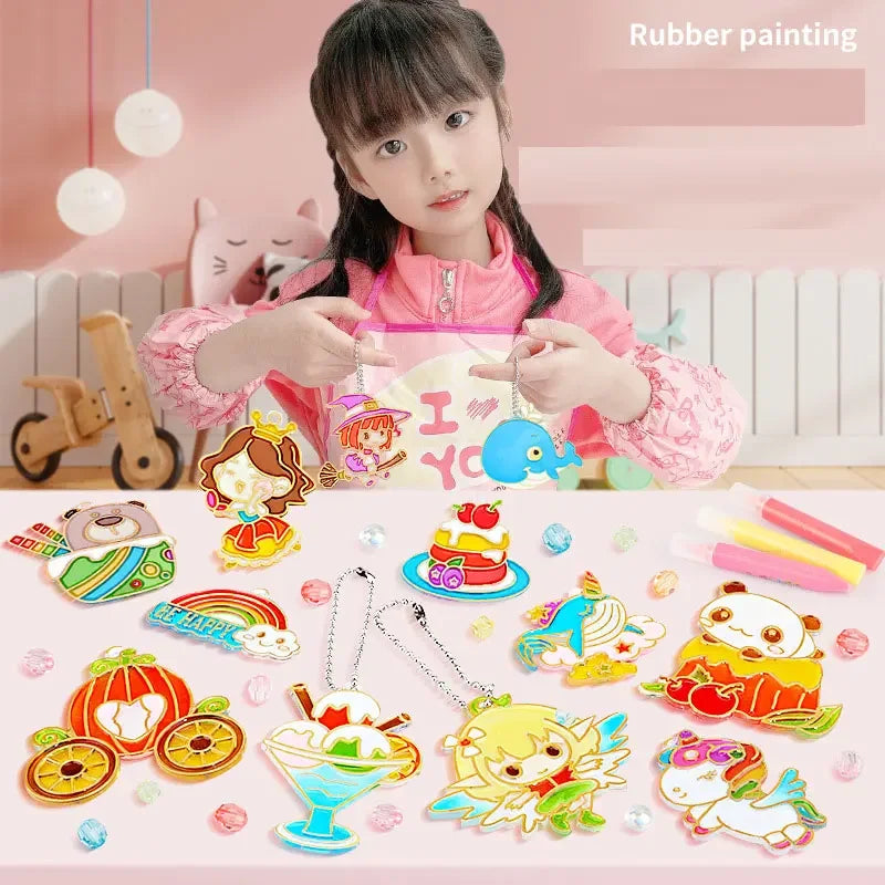 Children’s DIY Crystal Glue Painting & Art Kit