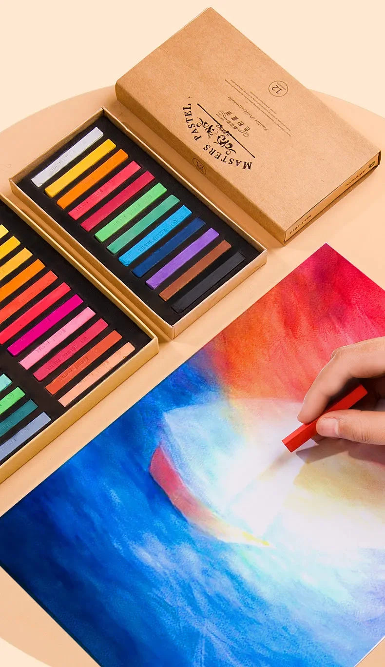 Soft Pastel Crayon Set – 12/24/36/48 Colors