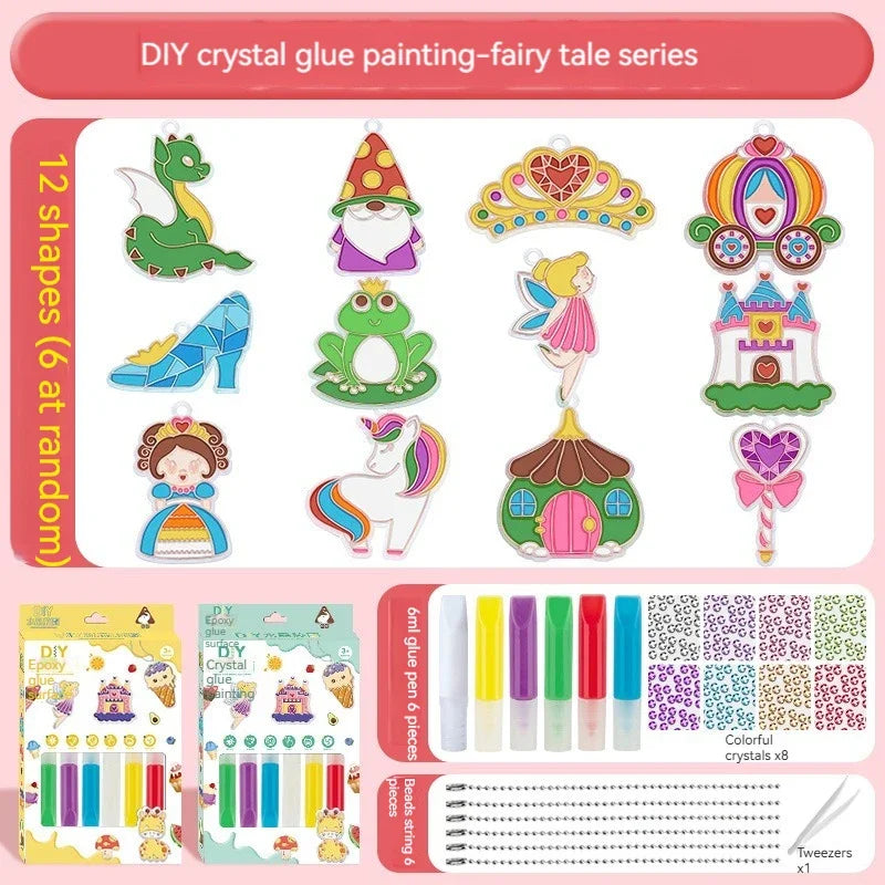 Children’s DIY Crystal Glue Painting & Art Kit