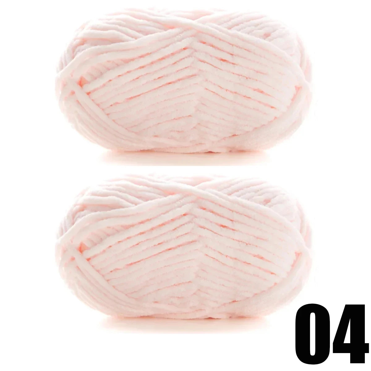 2pcs x 50g Thick Velvet Chenille Yarn for Knitting DIY