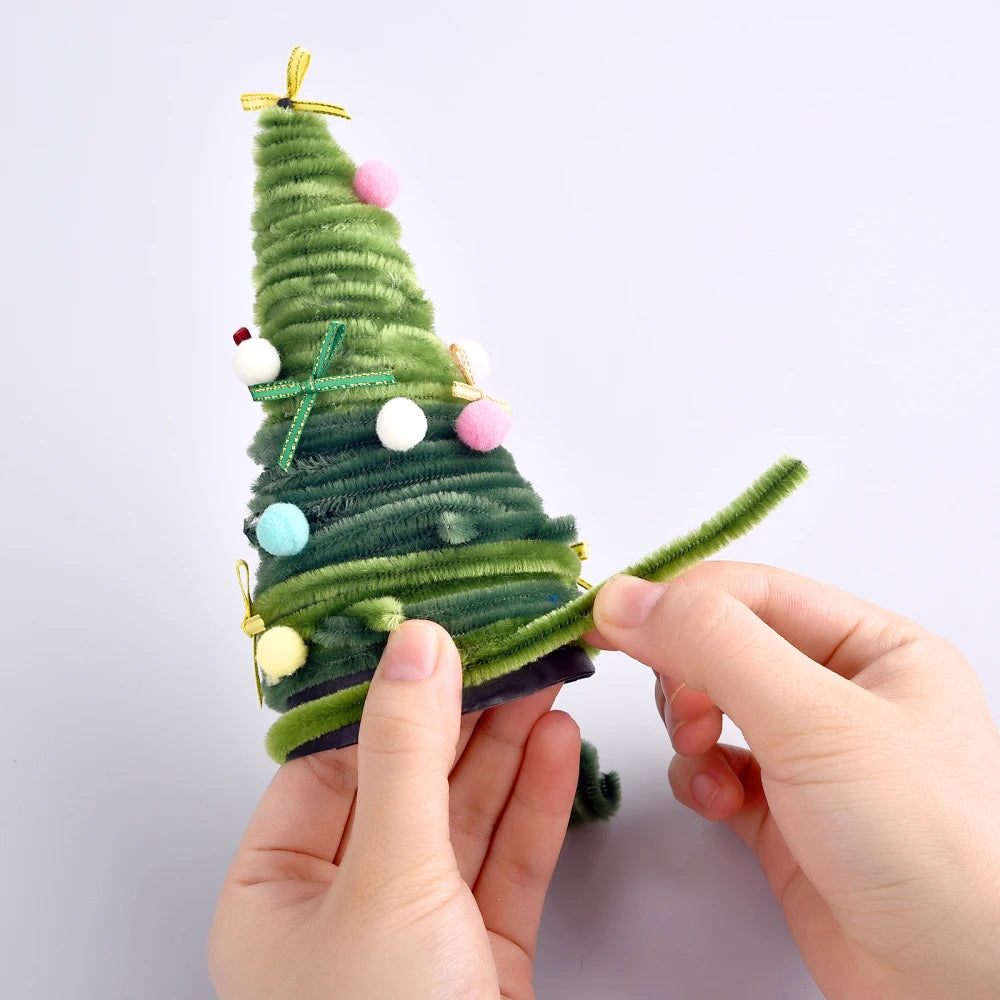 100pcs Plush Chenille Stems / Pipe Cleaners for DIY Crafts