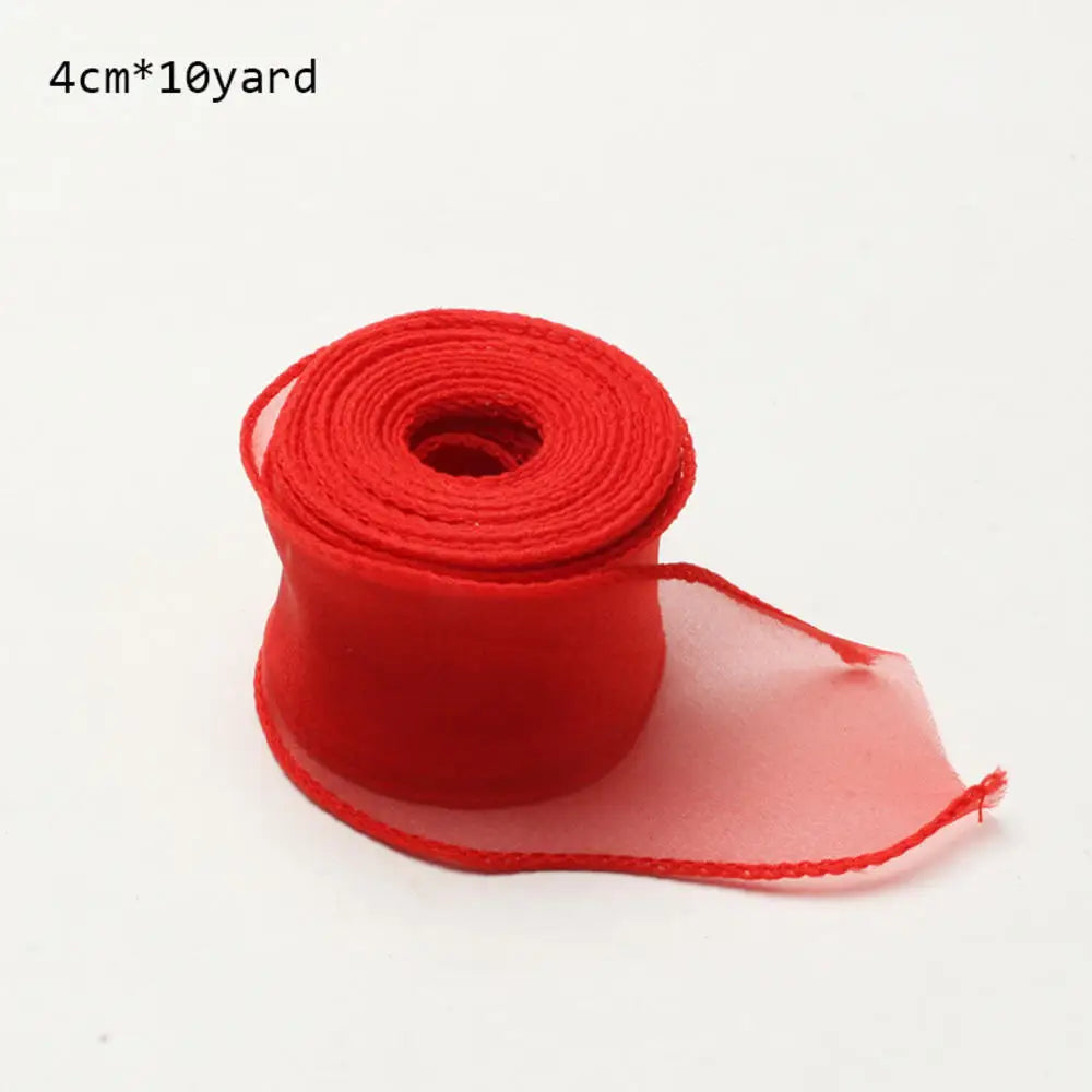10Yards Chiffon Silk & Organza Ribbon for DIY Crafts