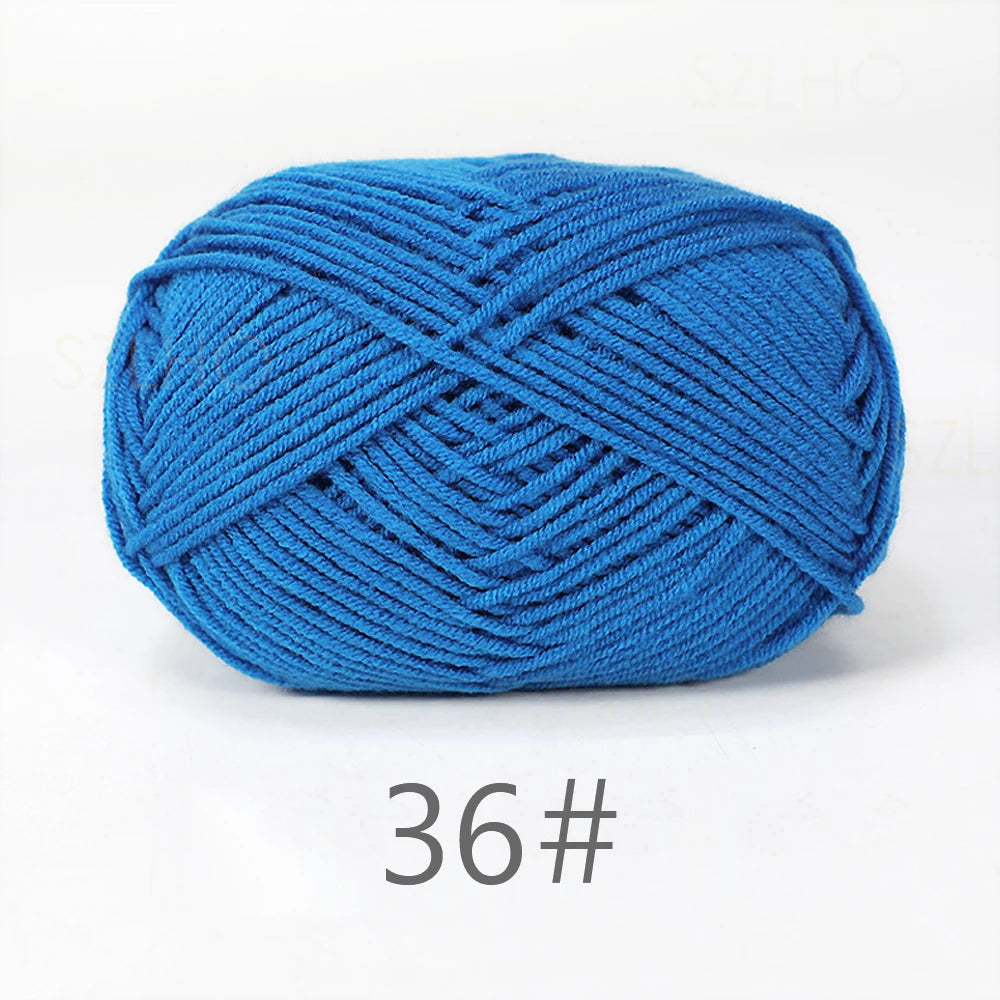 50g Soft Milk Cotton Yarn for Knitting & Crochet DIY