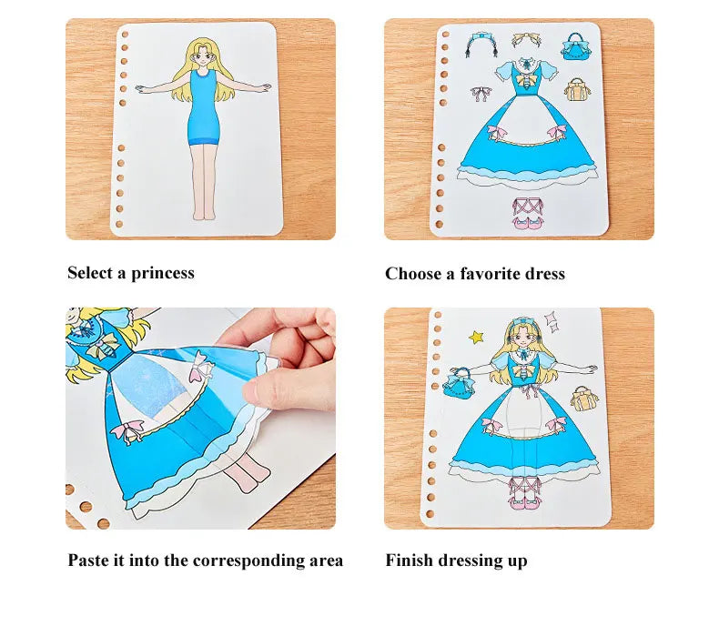 DIY Painting Sticker Craft Kit for Kids – Princess Theme