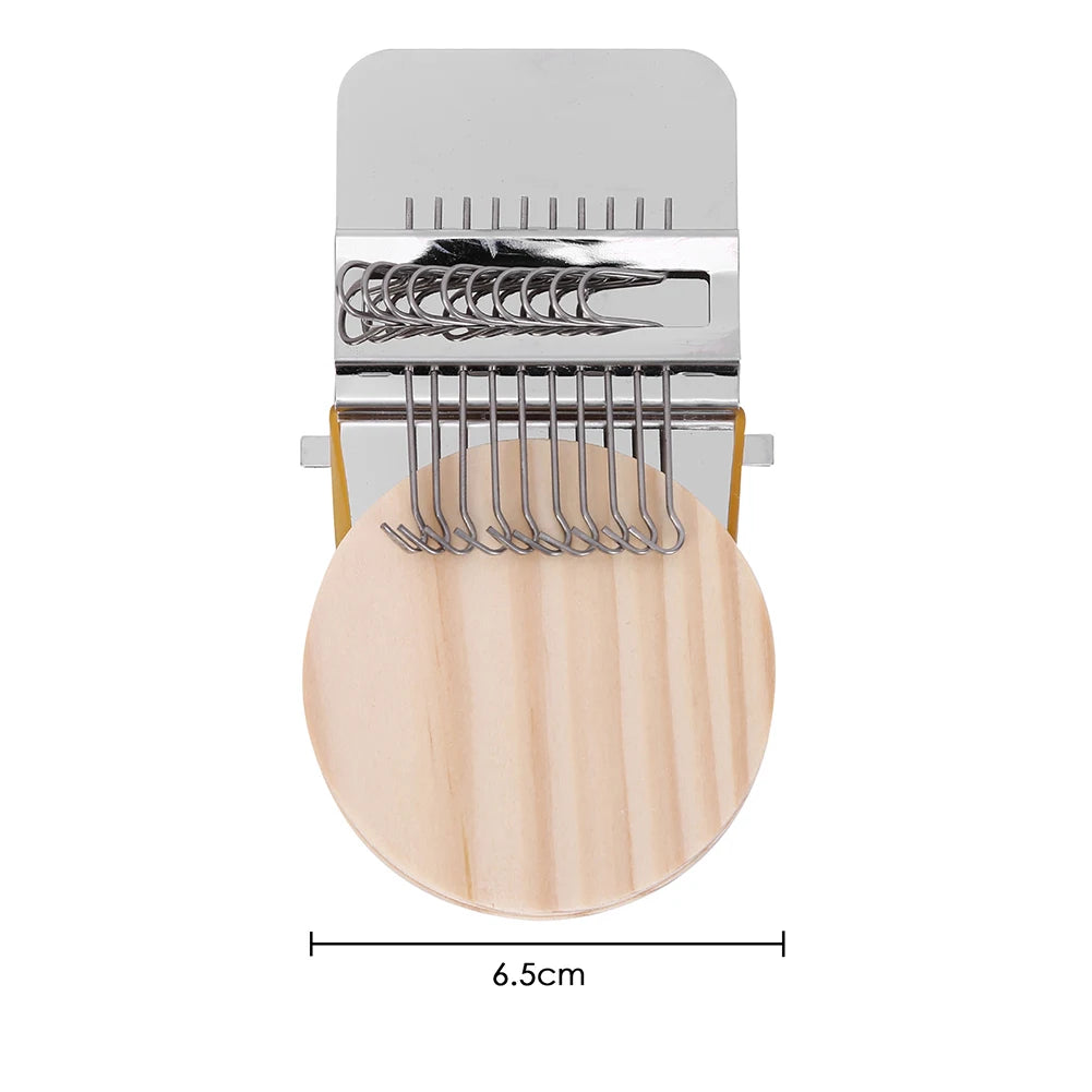 10-28pcs Wooden Hooks for Knitting & Weaving Machine DIY Repair