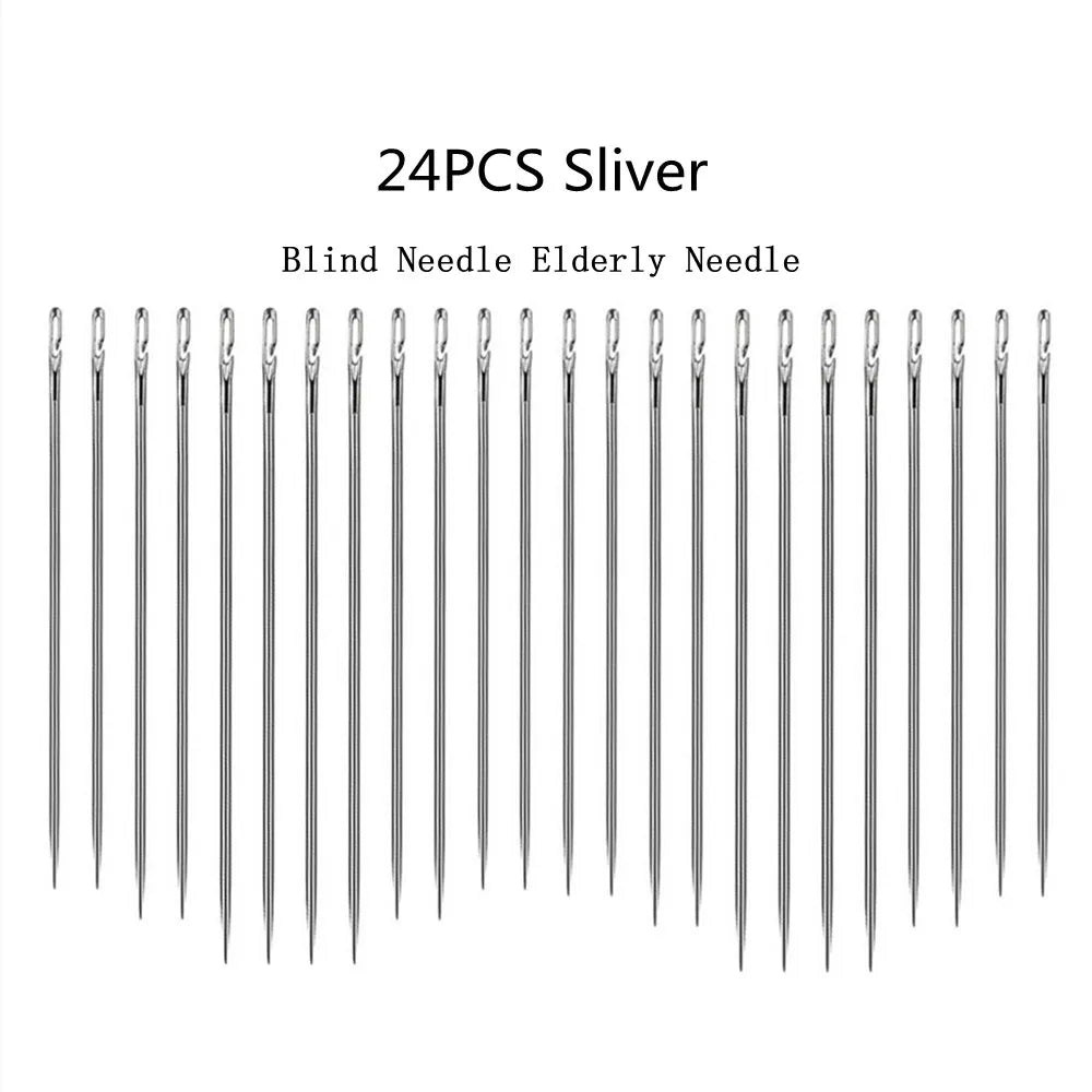 Stainless Steel Side-Hole Hand Sewing Needles for DIY & Apparel