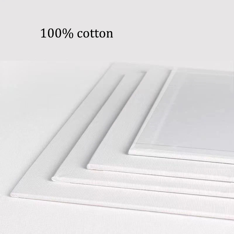 10pcs Primed White Canvas Boards for Painting – HB-17