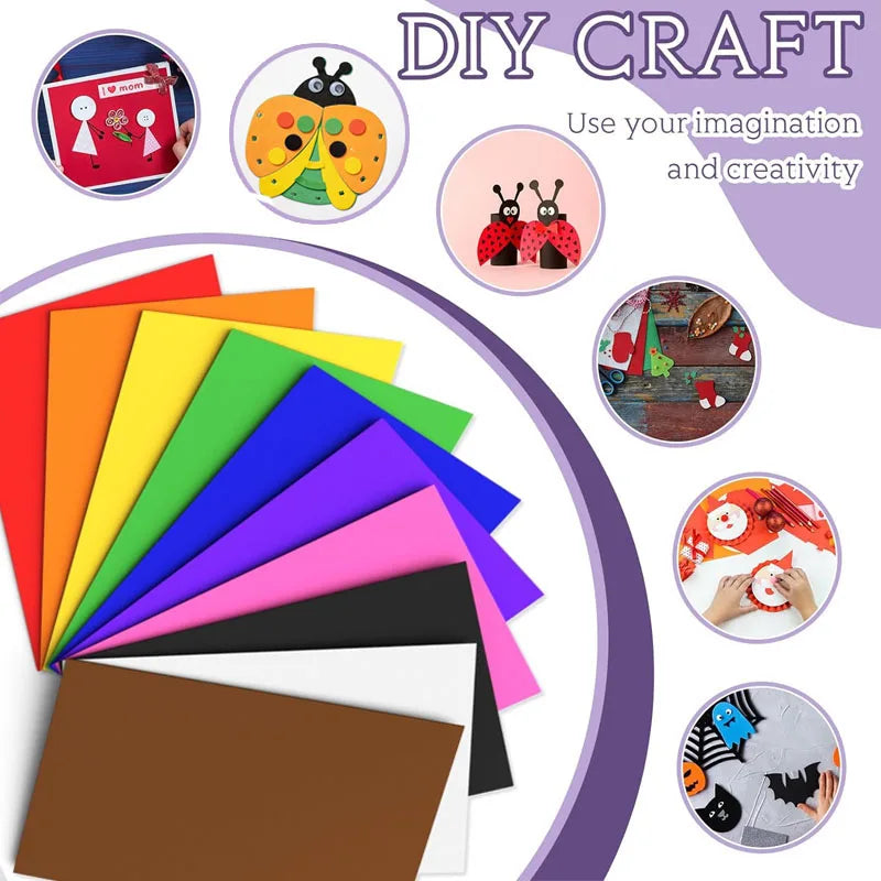 5-10pcs EVA Foam Sheets Craft Set for DIY Projects