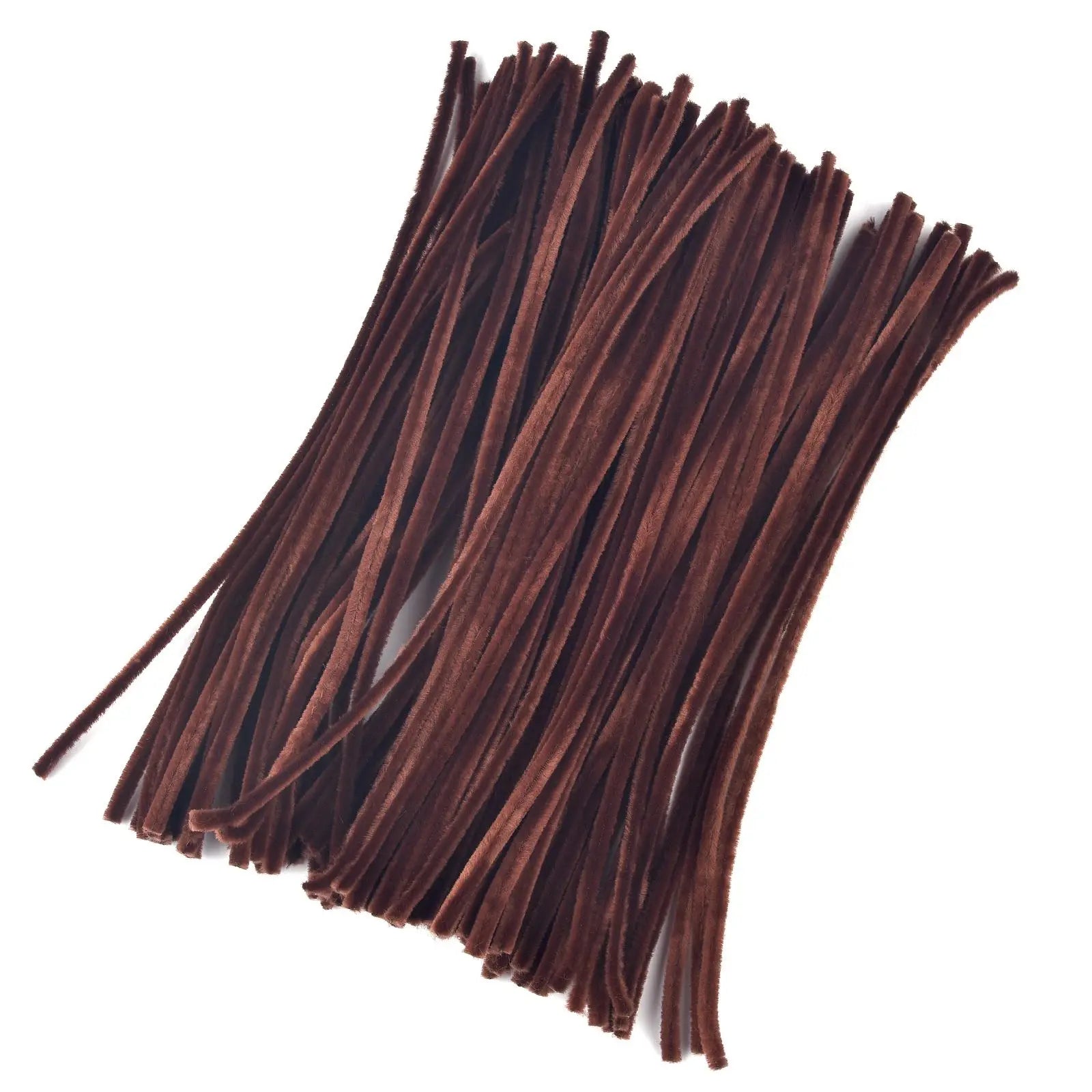 100pcs Plush Chenille Stems / Pipe Cleaners for DIY Crafts